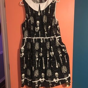 Spooky Skelton dress from ModCloth